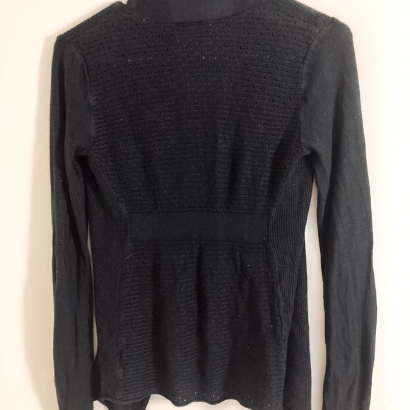 Black Express Knit Cardigan - Picture 2 of 6